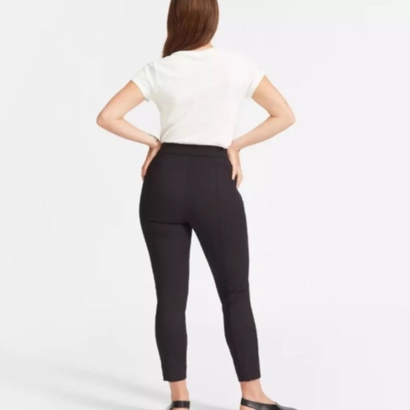NWT Everlane Curvy Pant Side Zip Pull On Pants In Black Size 14 - Picture 2 of 13
